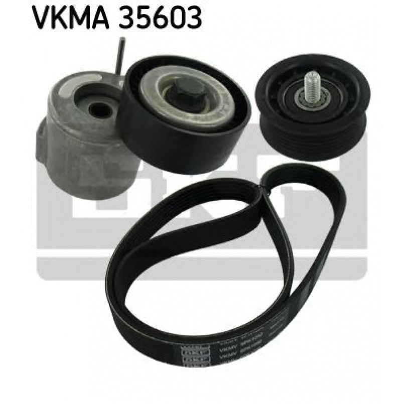 VKMA 35603 SKF Комплект доріжкового ремня (ролик, ремінь)
